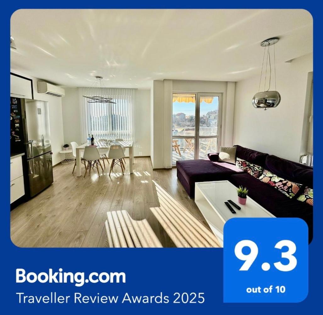 Briz Apartment; 2 Bdr; 6 Guests; Private Parking 瓦爾納 外观 照片